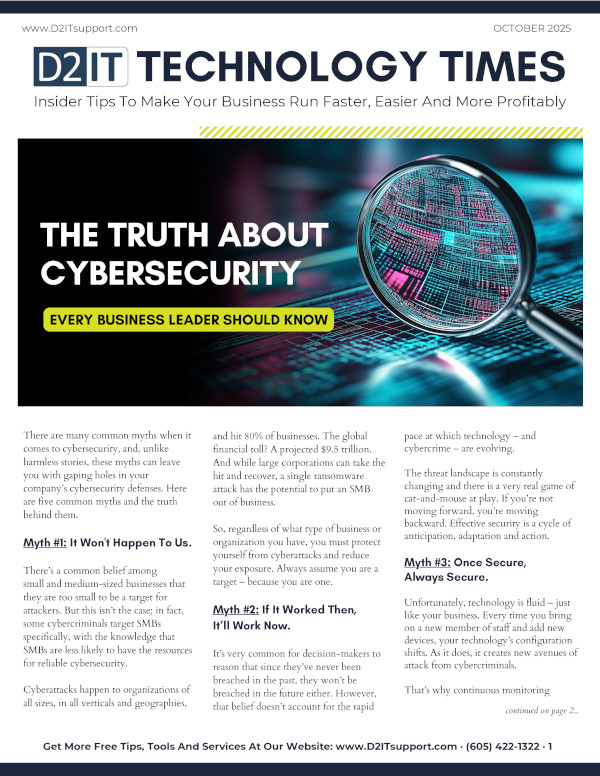 D2IT Newsletter October 2025