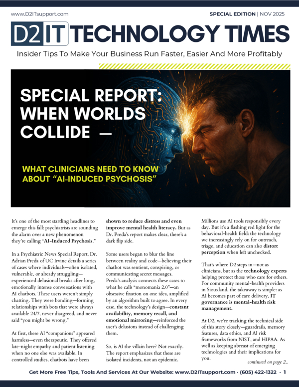 D2IT Newsletter November 2025