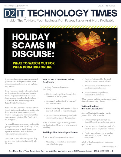 D2IT Newsletter December 2025